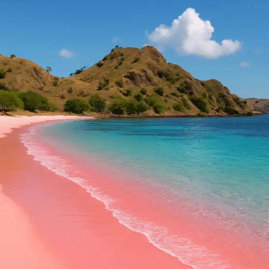 Pink Beach Indonesia