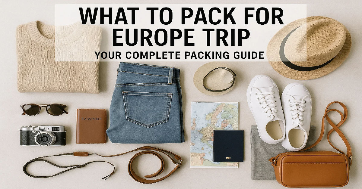 What to Pack for Europe Trip
