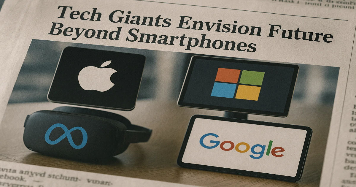 Tech Giants Envision Future Beyond Smartphones