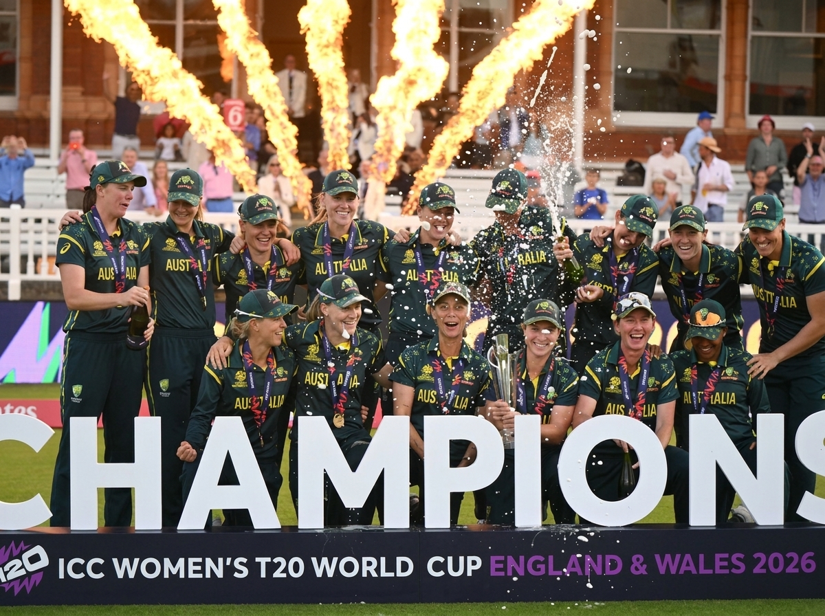 Australia Win Record Seventh Women’s T20 World Cup Title
