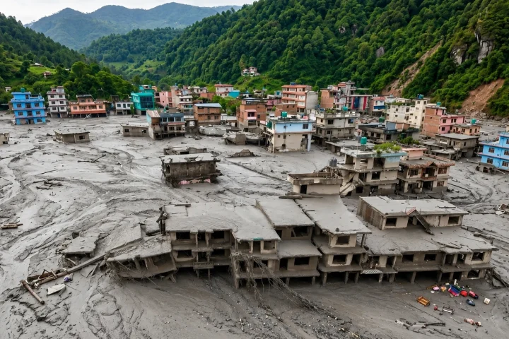 Nepal-China Border Flood