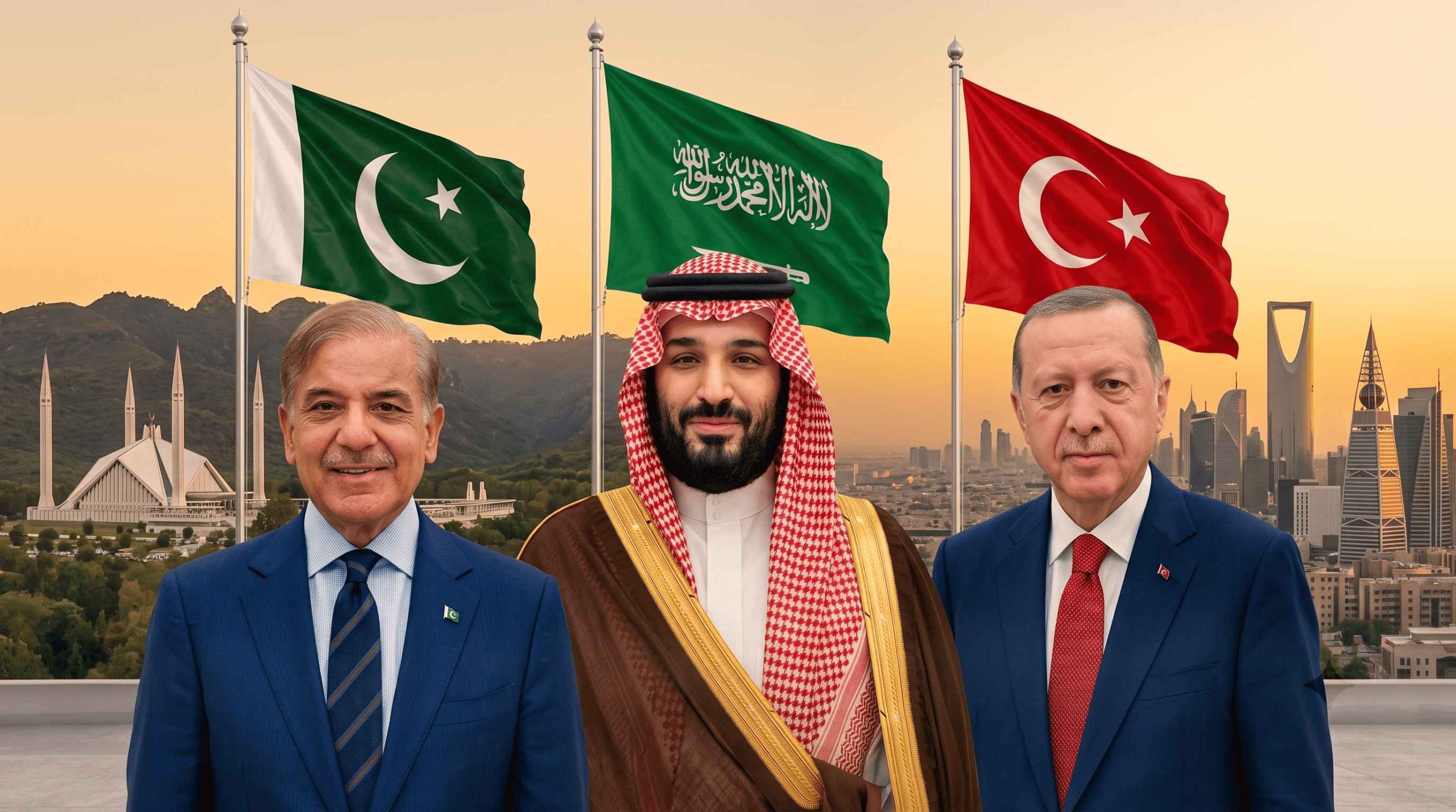 Pakistan, Saudi Arabia & Türkiye's Defence Pact