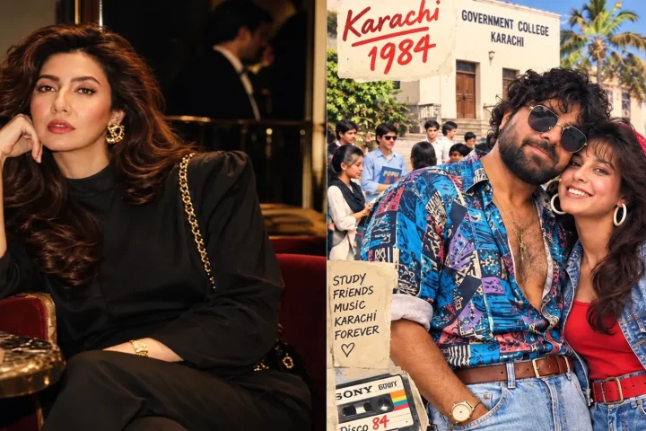Pakistani Celebrities Join AI 80s Trend